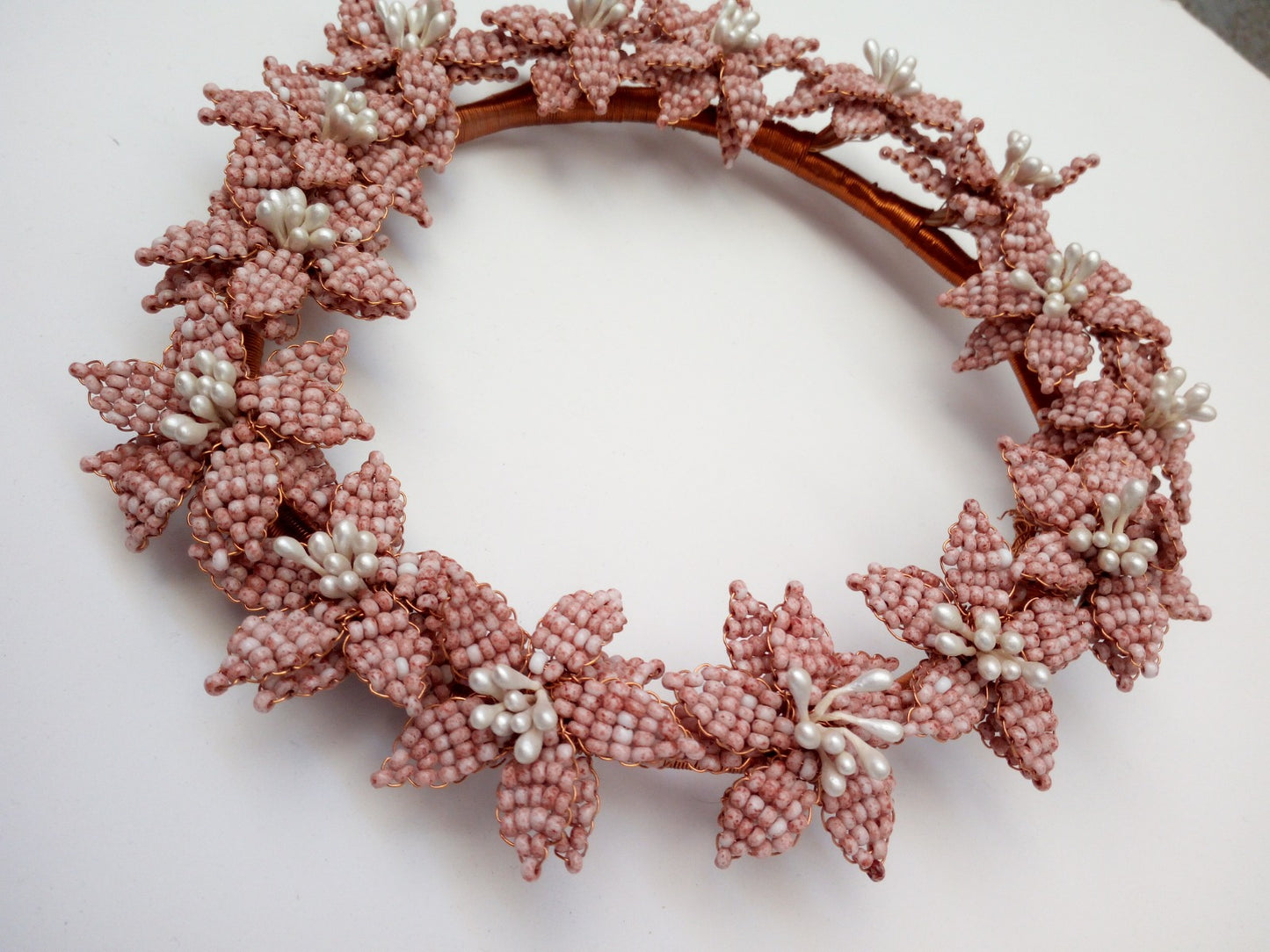 Pink Floral Crown hanger