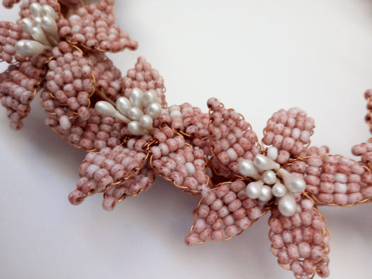 Pink Floral Crown hanger